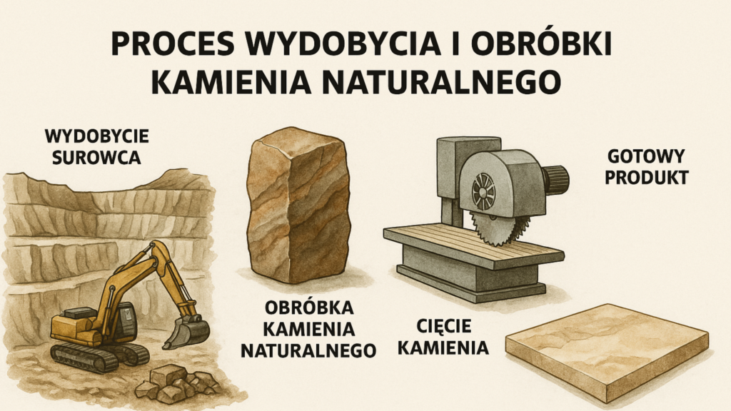 wydobycie i obróbka kamienia naturalnego