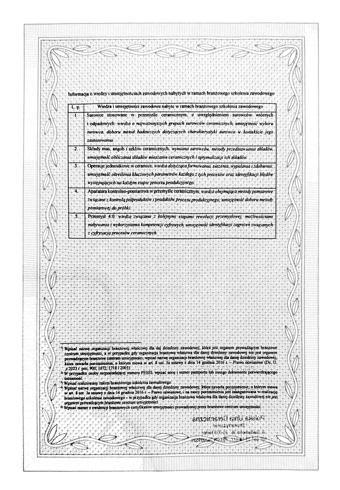 certyfikat